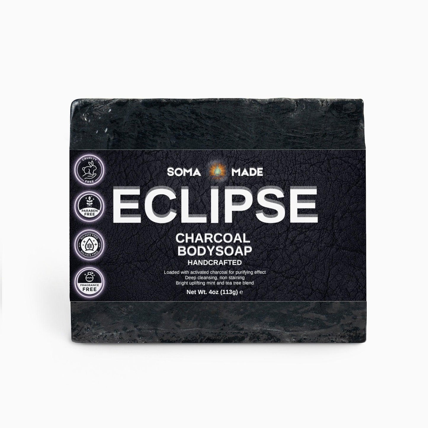 Eclipse Charcoal Body Soap - SOMA MADE