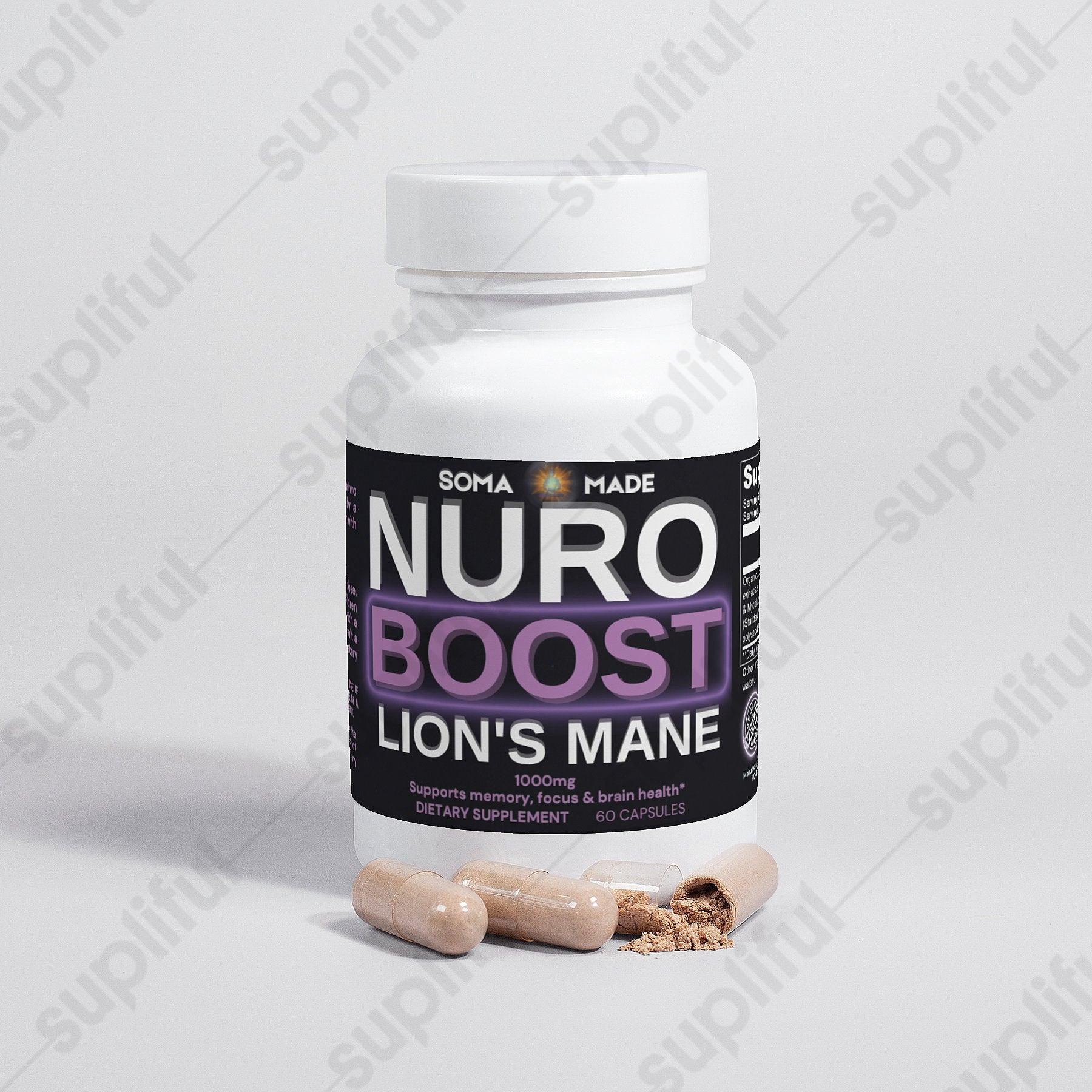 Nuro Boost Lion's Mane Mushroom - SOMA MADE