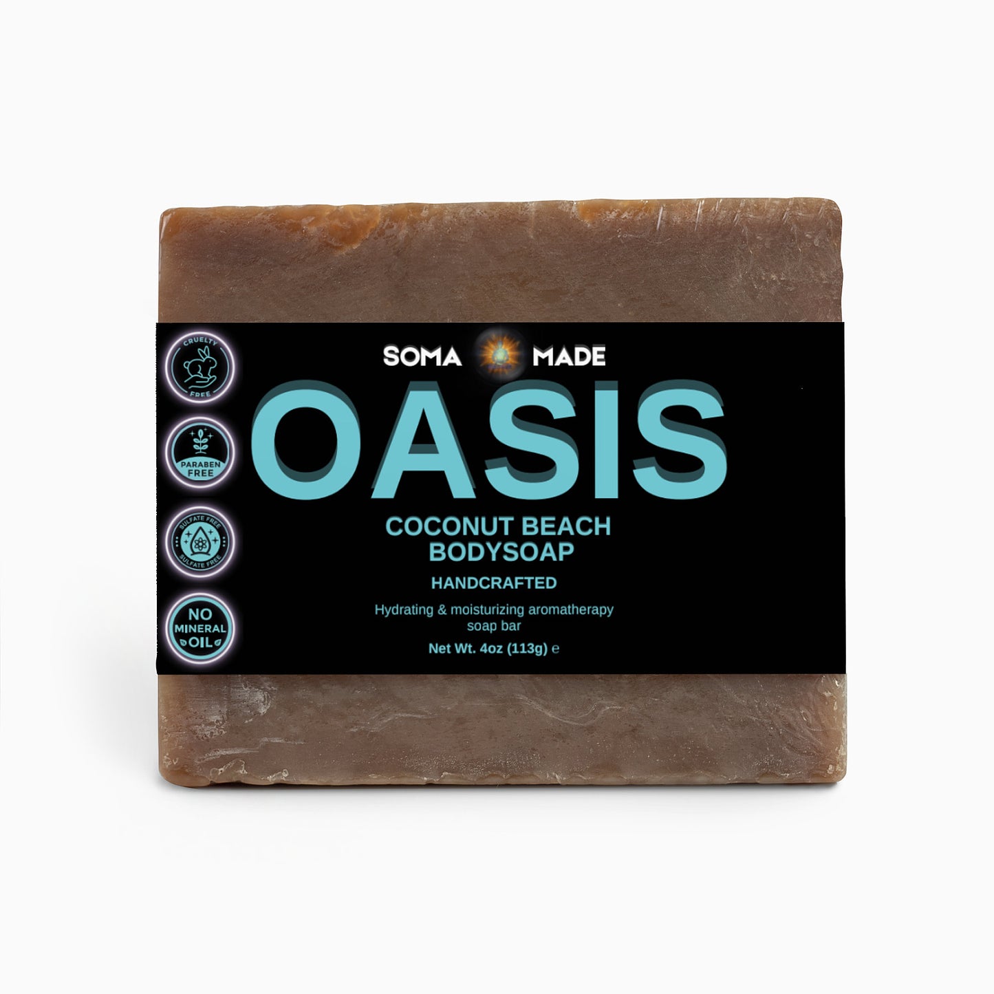 Oasis Coconut Beach Body Soap - SOMA MADE