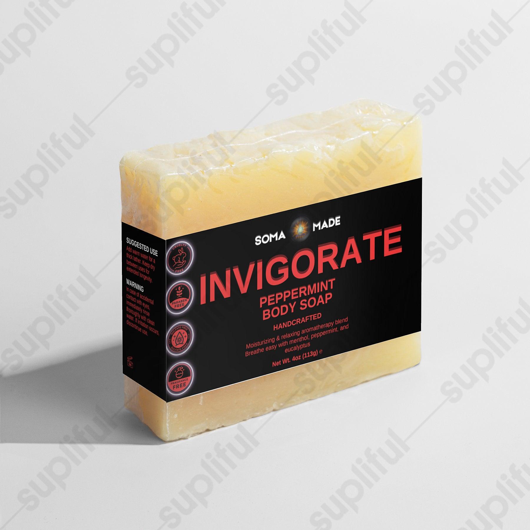 Invigorate Breathe Clear Body Soap - SOMA MADE