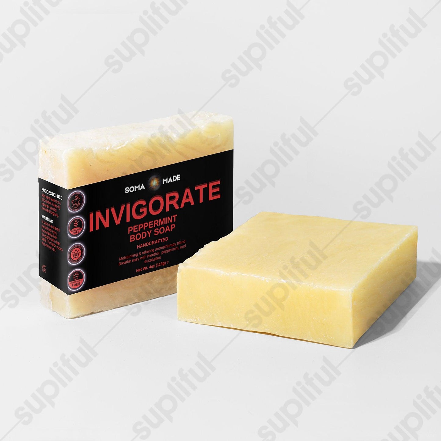 Invigorate Breathe Clear Body Soap - SOMA MADE