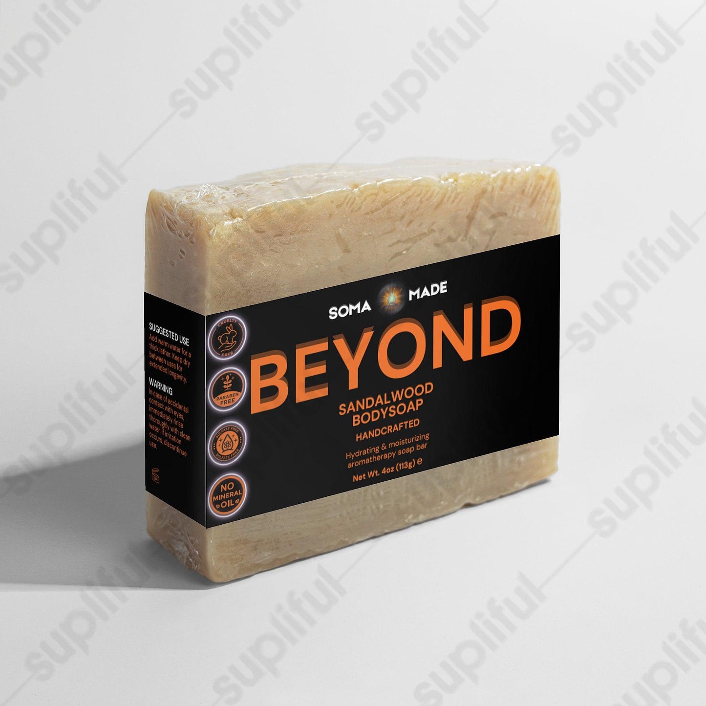 Beyond Rich Sandalwood Body Soap - SOMA MADE