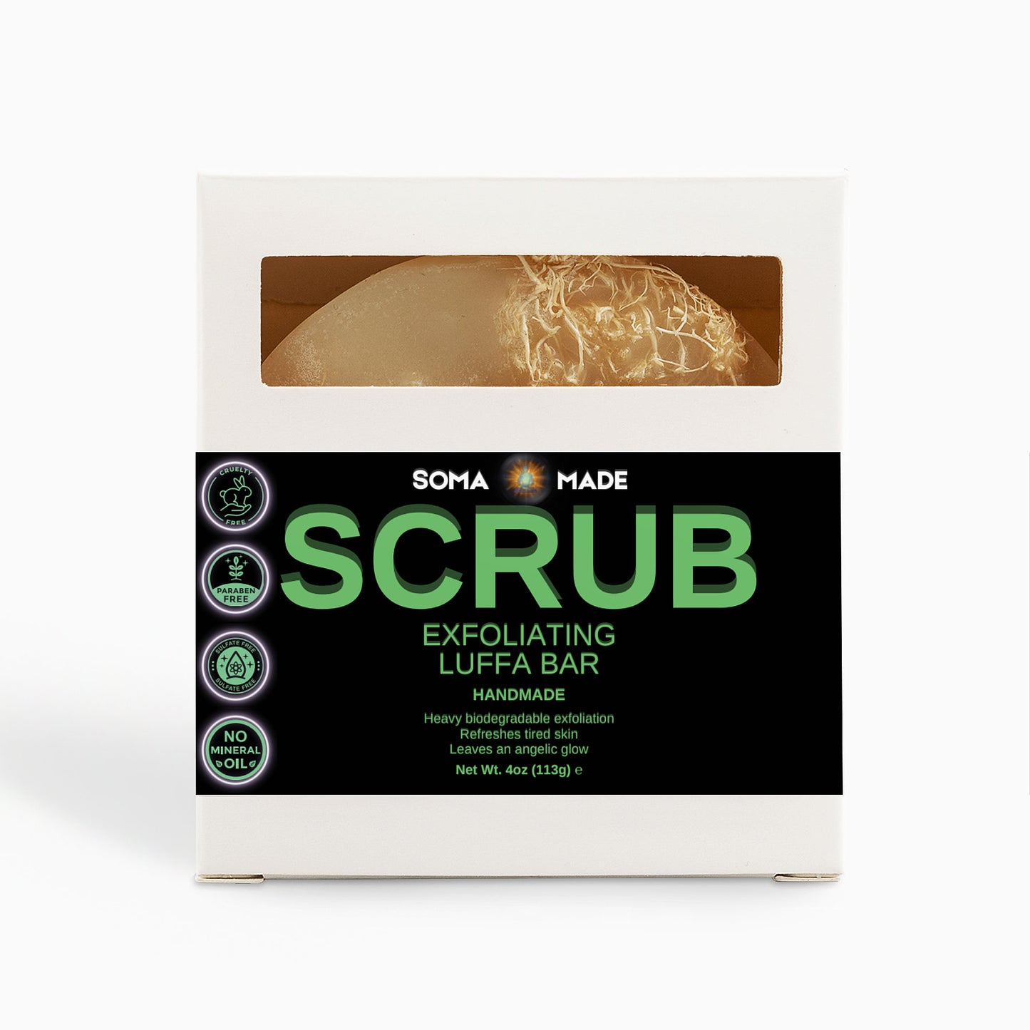 Exfoliating Luffa Bar - SOMA MADE