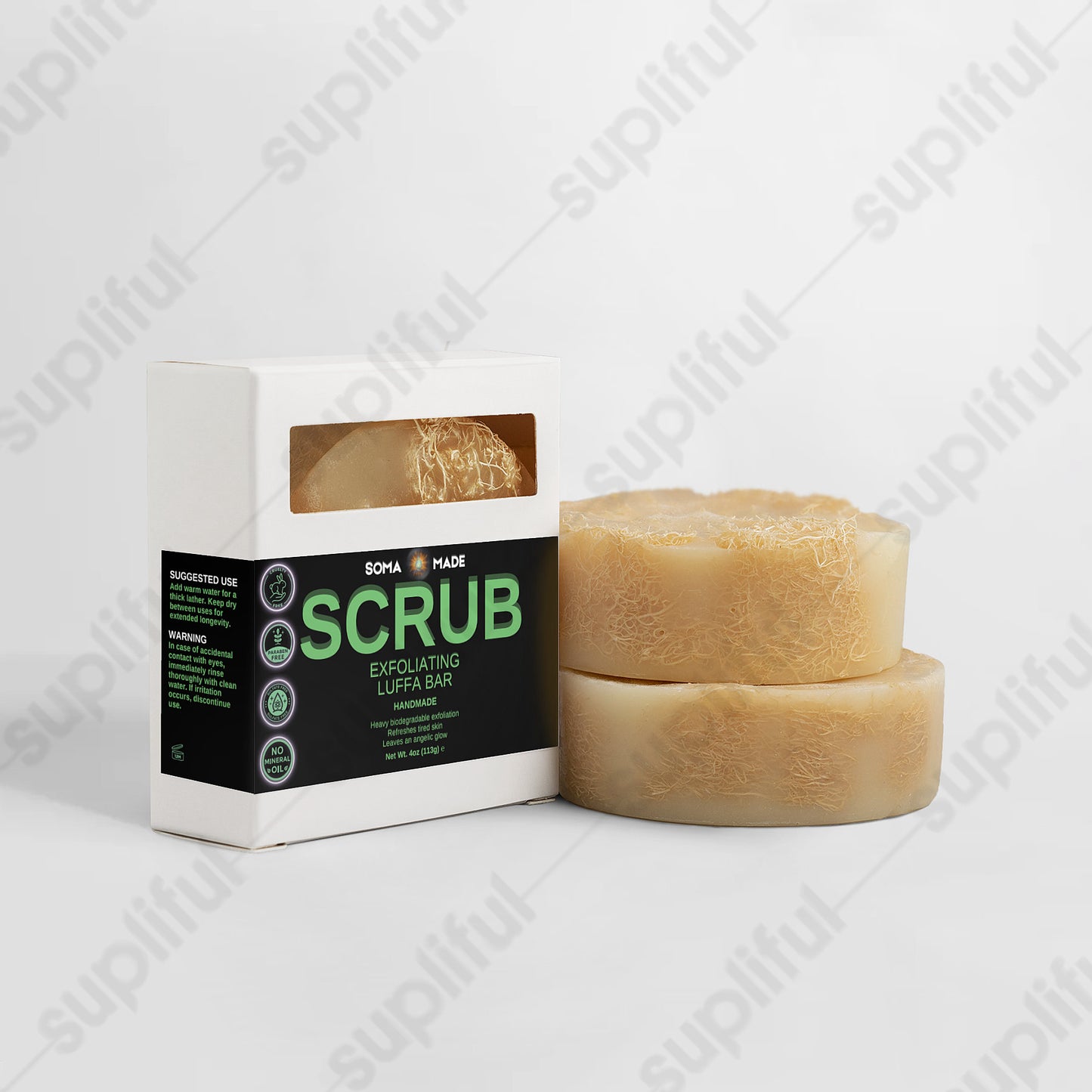 Exfoliating Luffa Bar - SOMA MADE