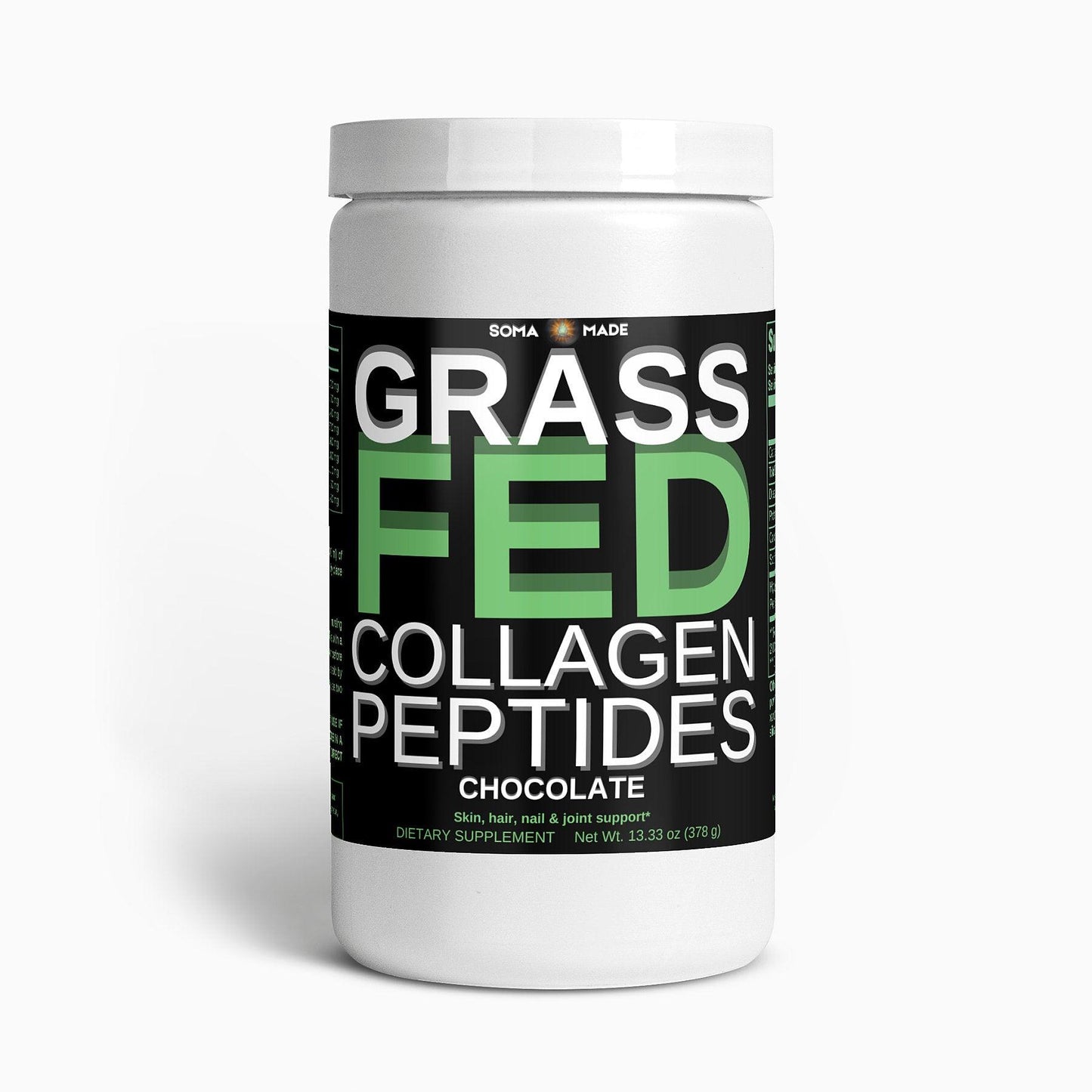 Grass-Fed Collagen Peptides Powder (Chocolate) - SOMA MADE