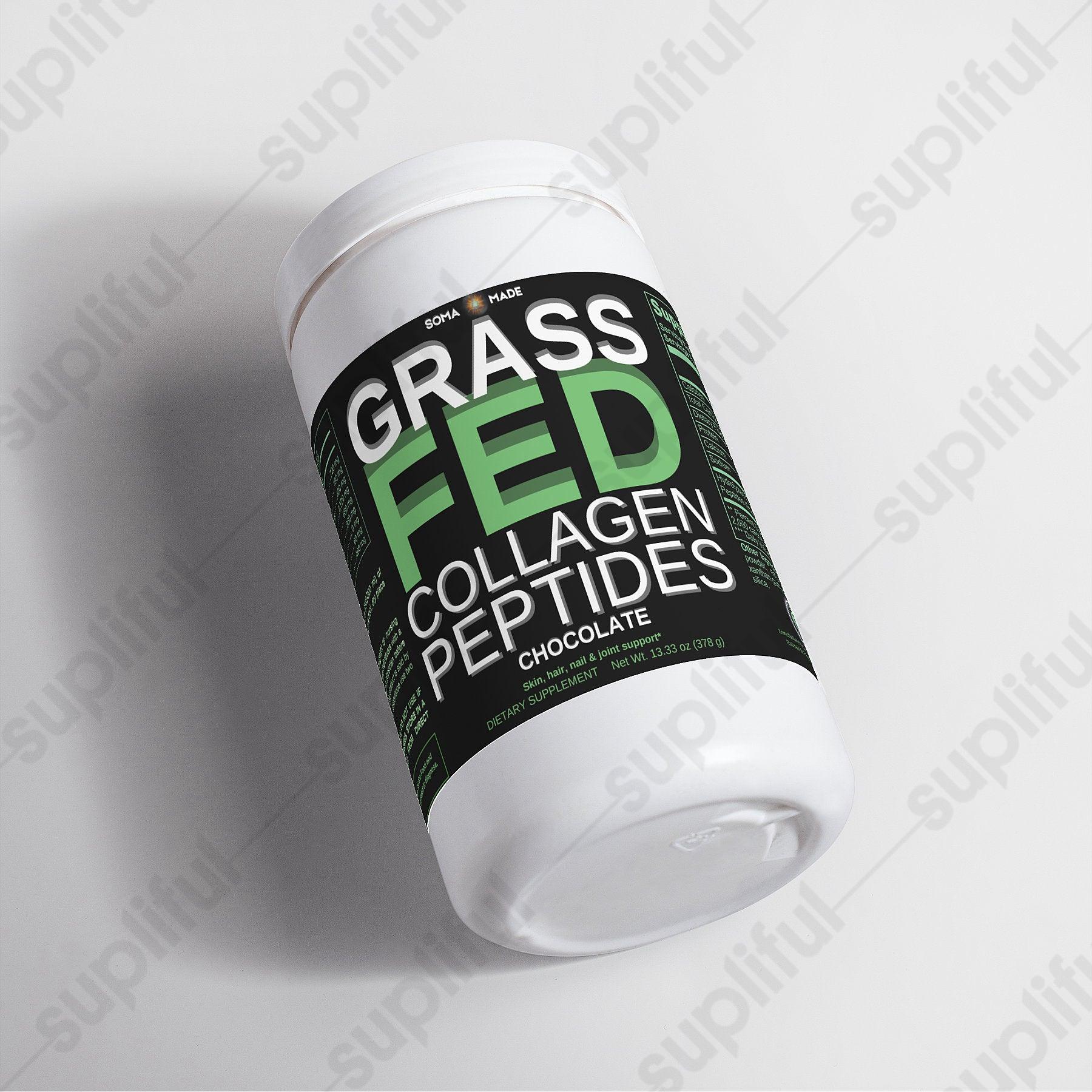 Grass-Fed Collagen Peptides Powder (Chocolate) - SOMA MADE