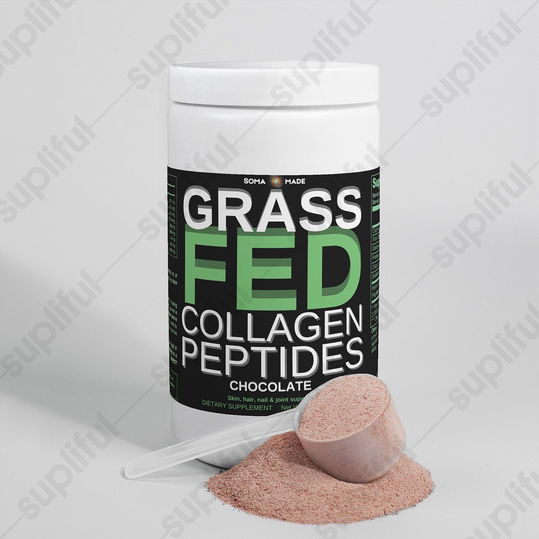 Grass-Fed Collagen Peptides Powder (Chocolate) - SOMA MADE