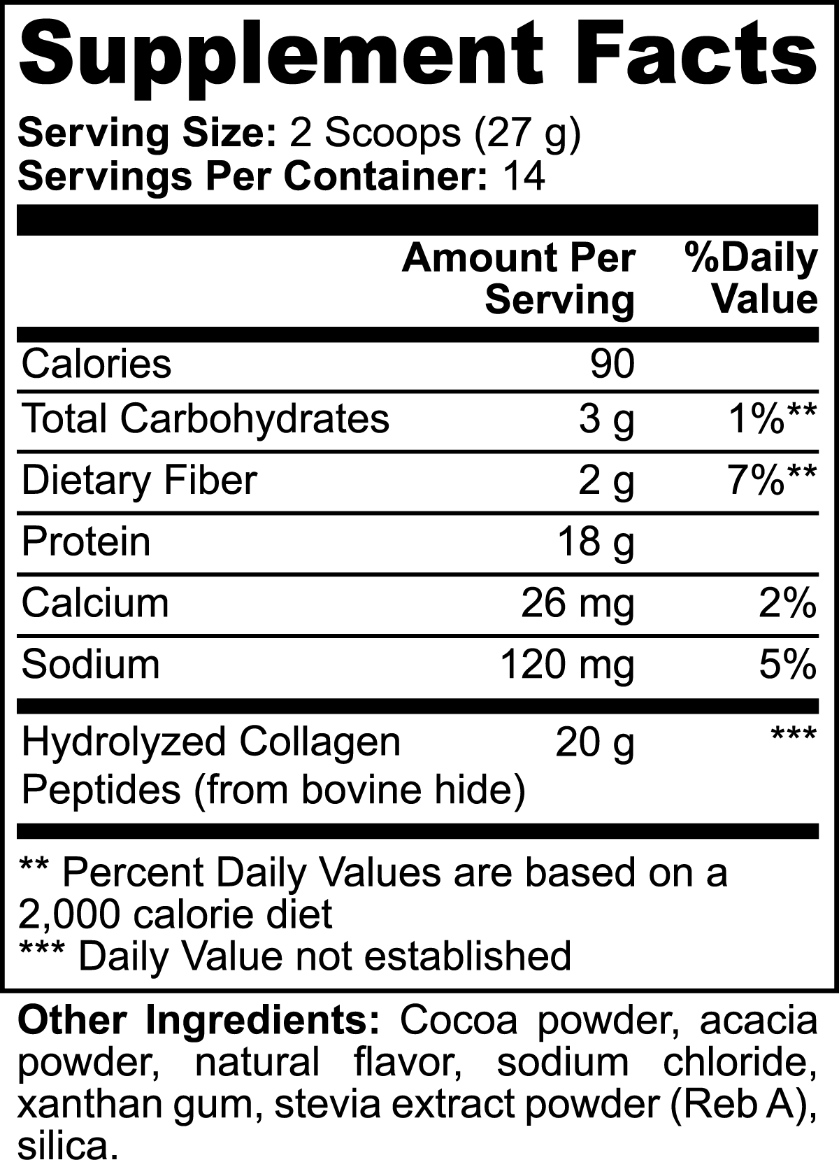 Grass-Fed Collagen Peptides Powder (Chocolate) - SOMA MADE