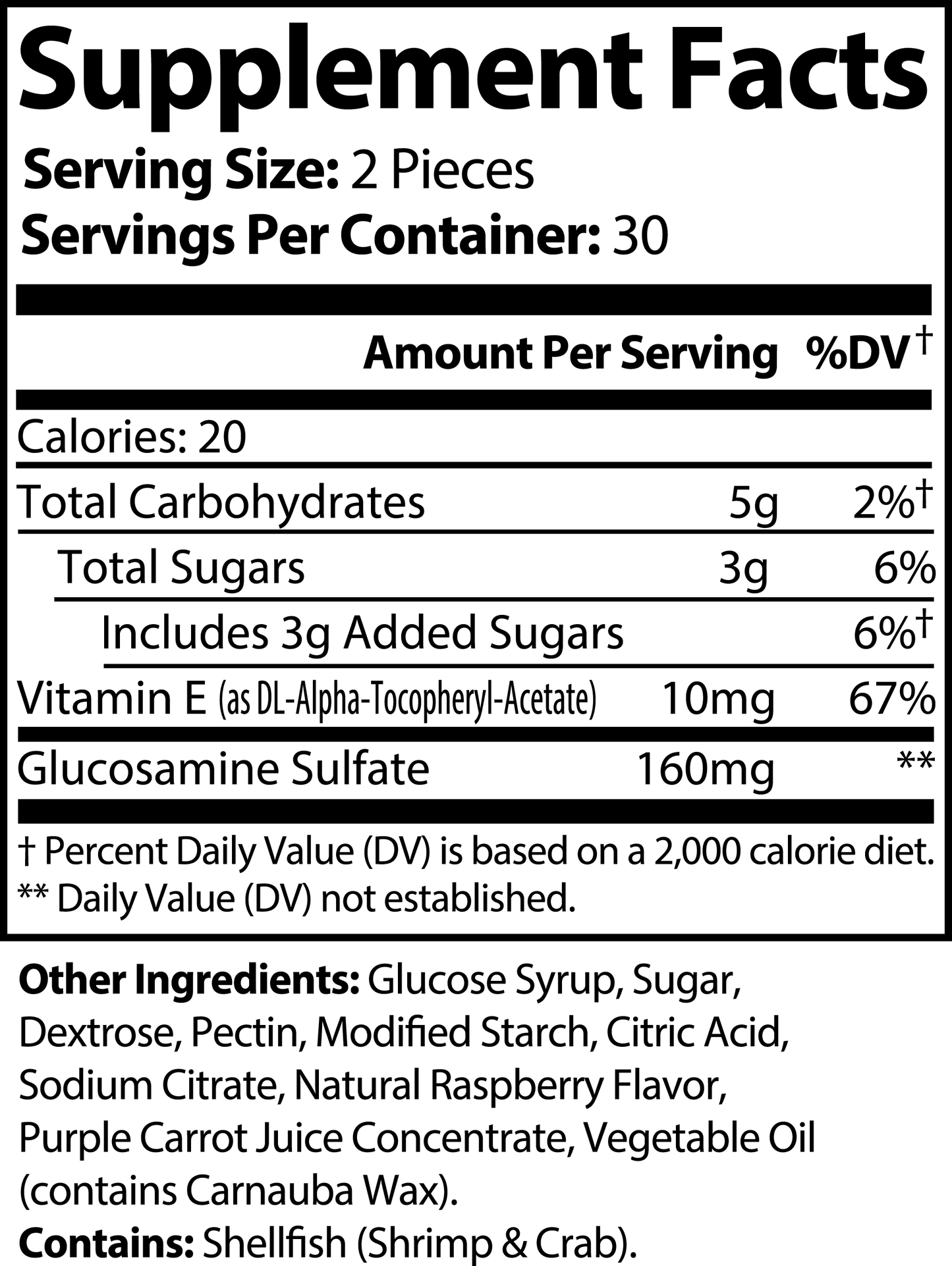 Flex Glucosamine Joint Support Gummies (Adult) - SOMA MADE