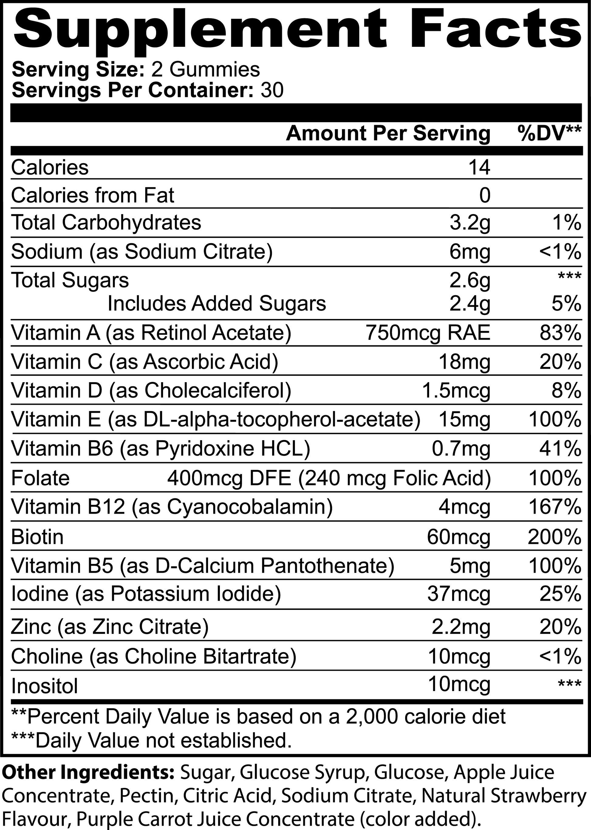 Multivitamin Bear Gummies (Adult) - SOMA MADE